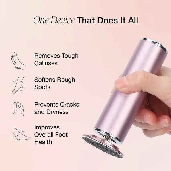 Electric Foot Callus Remover in use